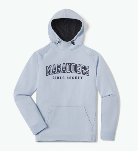 UNRL Crossover Hoodie II 3D PUFF EMBROIDERY - Light Blue