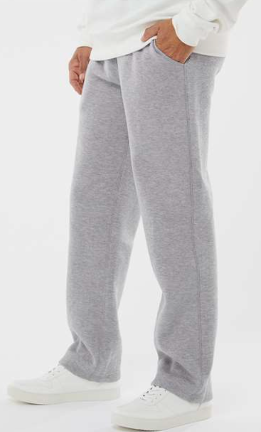 Waconia Lacrosse Men's Premium Open-Bottom Sweatpants - GREY