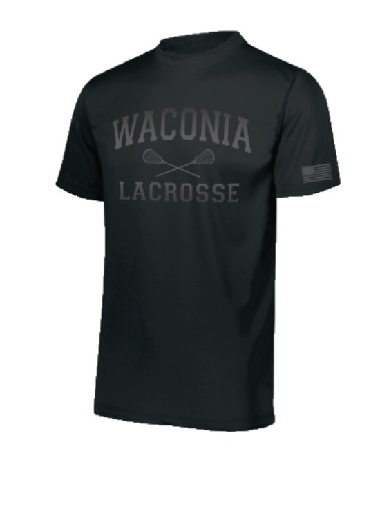 Waconia Lacrosse Sublimated Tshirt - BLACK