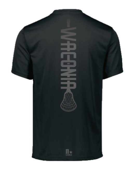 Waconia Lacrosse Sublimated Tshirt - BLACK