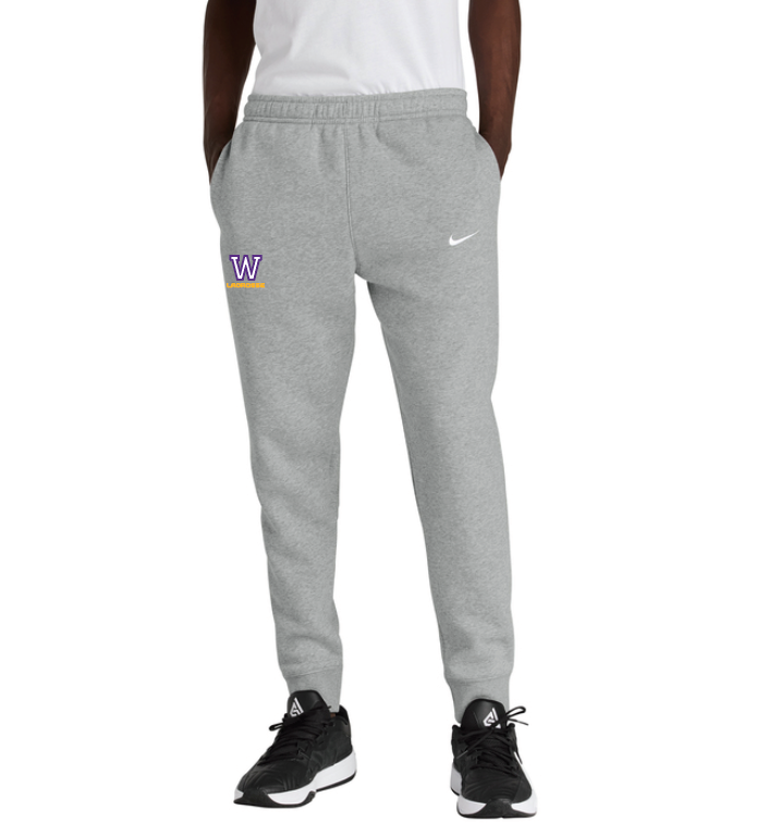Waconia Lacrosse Nike Club Fleece Jogger - DARK GREY HEATHER