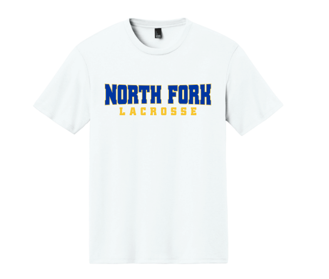 North Fork Lacrosse District® Perfect Tri® Tee - WHITE