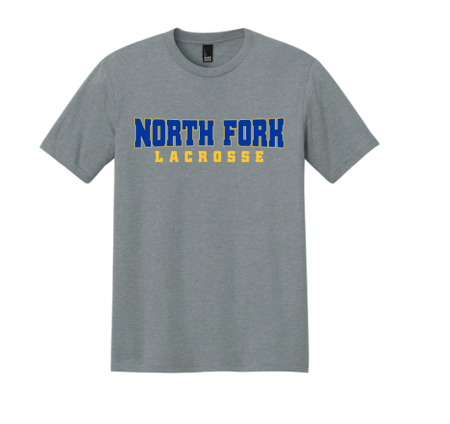 North Fork Lacrosse District® Perfect Tri® Tee - GRAY