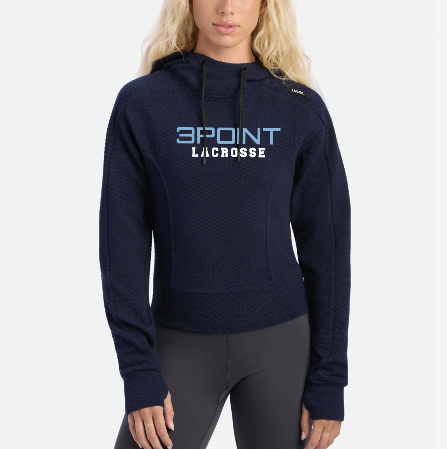 3 Point Lacrosse UNRL Women's Elevation Hoodie - NAVY