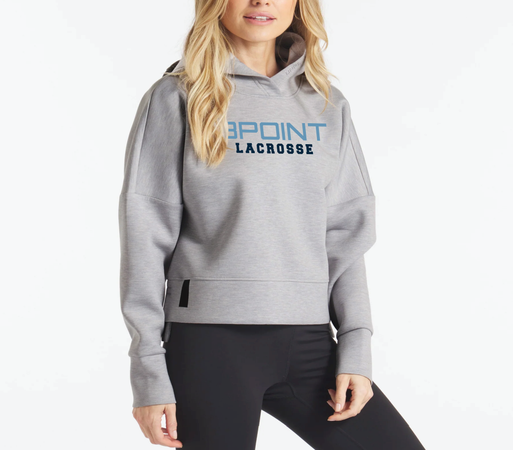 3 Point Lacrosse UNRL™ LuxBreak Oversized Hoodie - HEATHER GREY