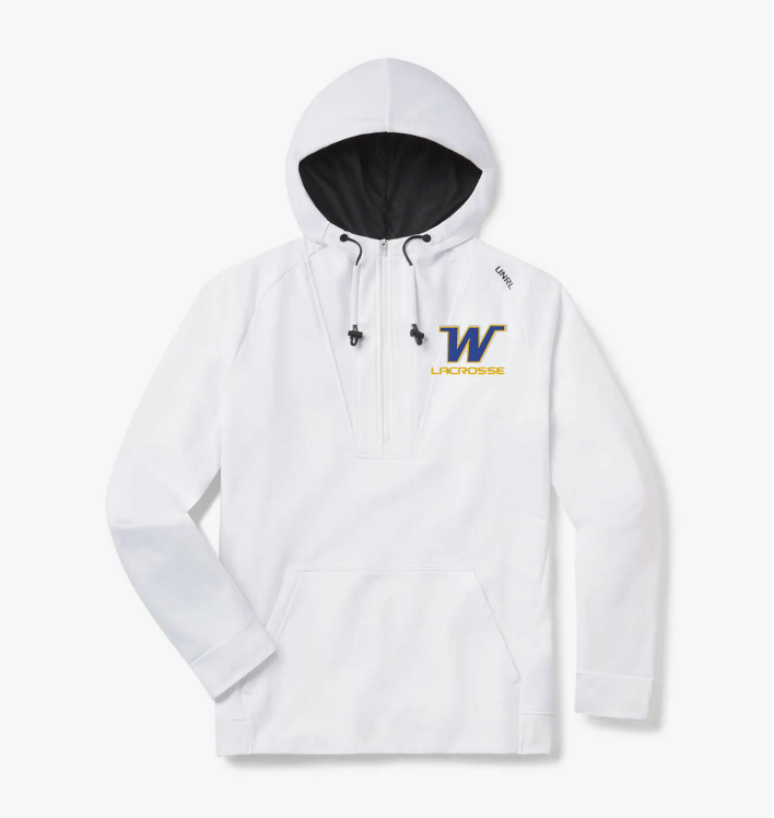 Wayzata Lacrosse UNRL Crossover Half-Zip - WHITE