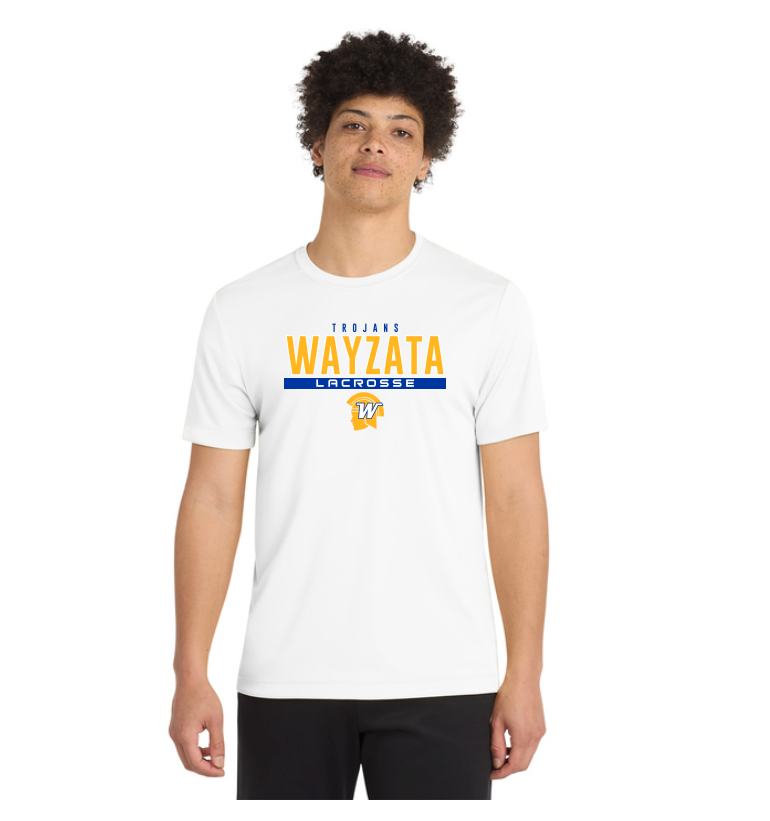 Wayzata Lacrosse **PLAYER REQUIRED** SUBLIMATED SHOOTER SHIRT - WHITE