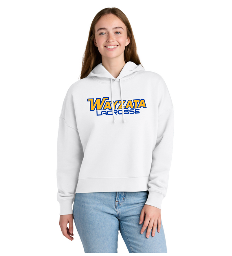 Wayzata Lacrosse Stanley/Stella Women’s Stella Nora Hooded Sweatshirt - WHITE