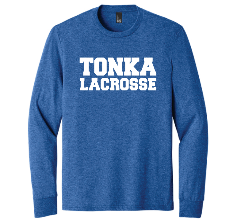 Tonka Lacrosse District ® Perfect Tri ® Long Sleeve Tee - ROYAL FROST