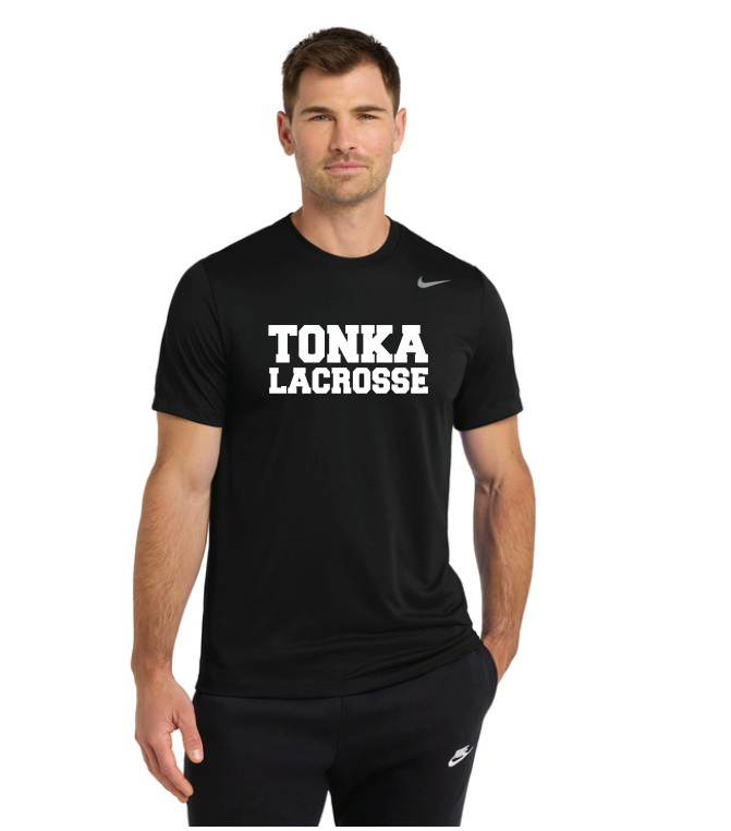 Tonka Lacrosse Nike Team rLegend Tee - BLACK