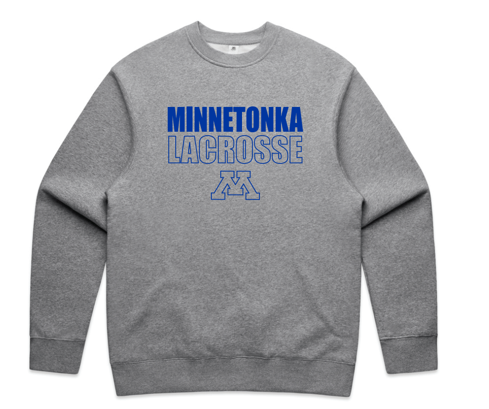 Minnetonka Lacrosse Relax Crew - HEATHER GREY