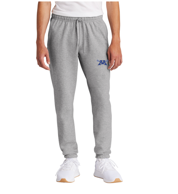 Minnetonka Lacrosse Port & Co™ Core Fleece Sweatpant - HEATHER GREY
