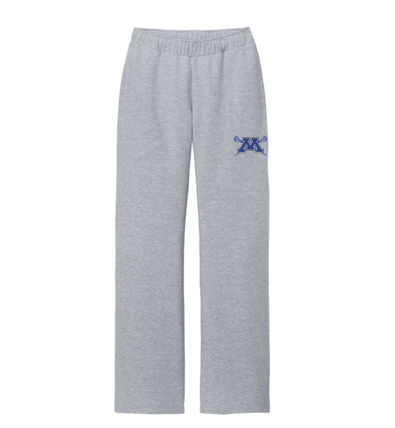 Minnetonka Lacrosse District® V.I.T.™ Fleece Open-Bottom Sweatpant - HEATHER GREY