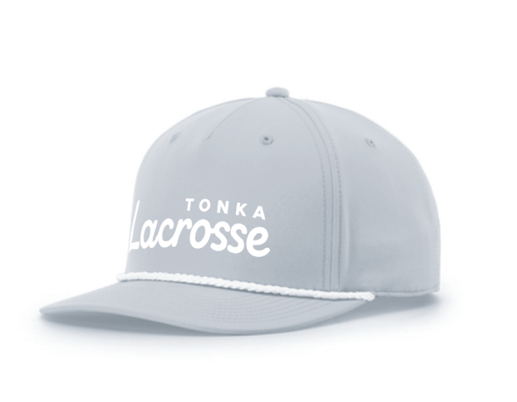 Minnetonka Lacrosse 5 Panel Classic Rope Cap - GREY/WHITE