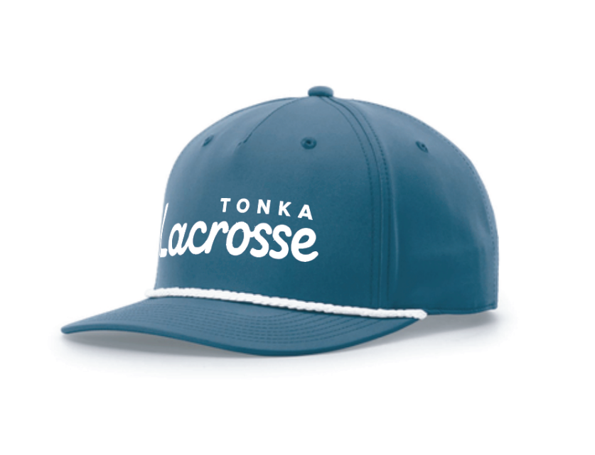 Minnetonka Lacrosse 5 Panel Classic Rope Cap - BLUE/WHITE