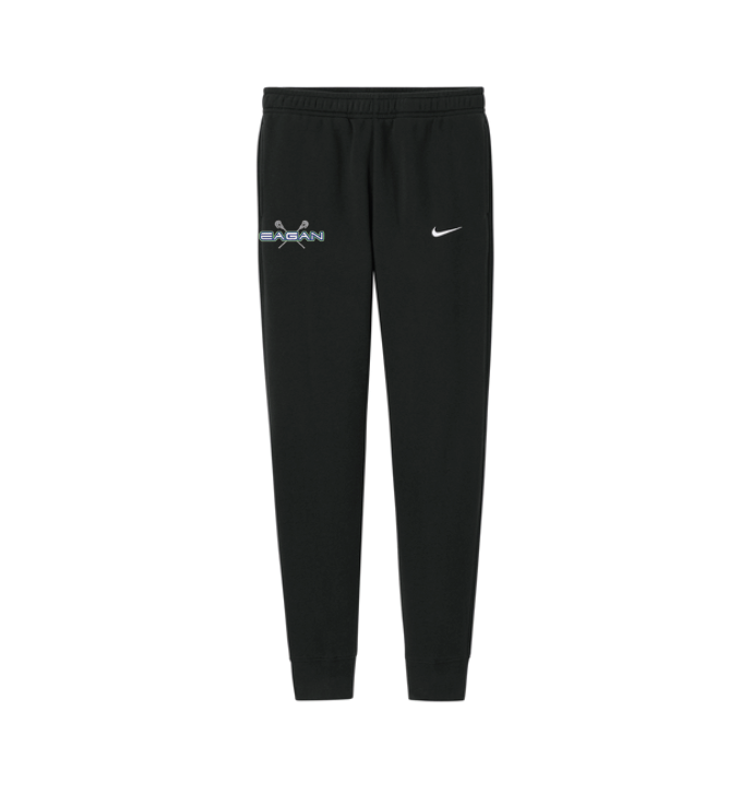 Eagan Lacrosse Nike Club Fleece Jogger - BLACK