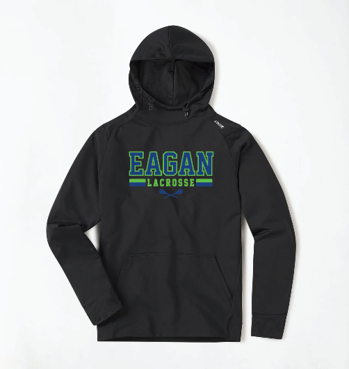 Eagan Lacrosse UNRL Crossover Hoodie II - BLACK