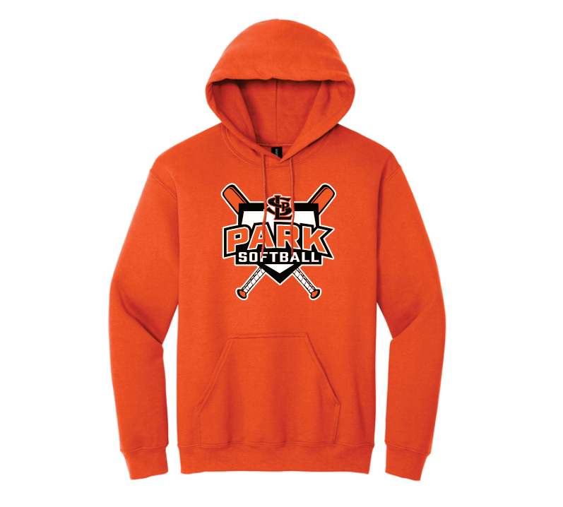 SLP Softball Heavy Blend™ Hooded Sweatshirt - ORANGE