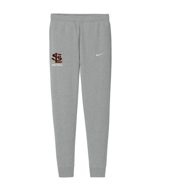 SLP Softball Nike Club Fleece Jogger - DARK GREY HEATHER
