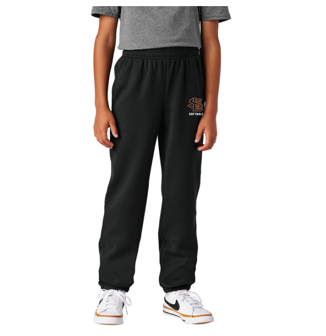 SLP Softball District®  V.I.T.™ Fleece Sweatpant - BLACK