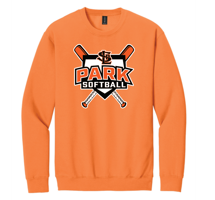 SLP Softball Gildan® Softstyle® Crewneck Sweatshirt - ORANGE