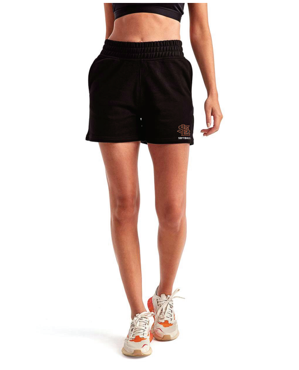 SLP Softball Women's Maria Jogger Shorts - BLACK