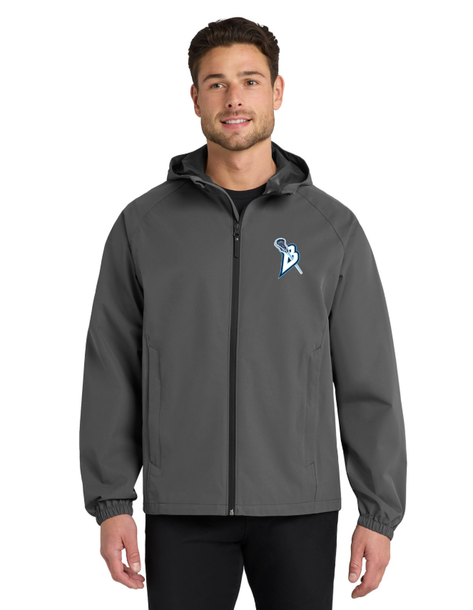 Blaine Lacrosse Port Authority® Essential Rain Jacket - GREY