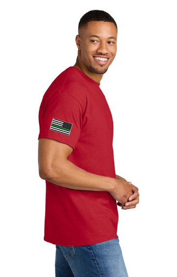 Airport Fire R.E.D. Military Appreciation DryBlend® 50 Cotton/50 Poly T-Shirt