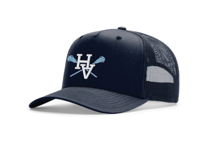 Hardin Valley Lacrosse Five Panel Champ Trucker - NAVY