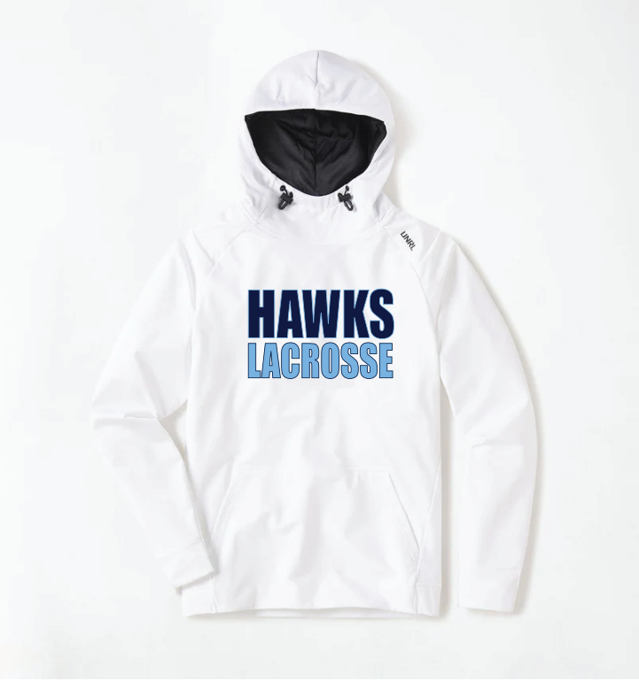 Hardin Valley Lacrosse UNRL™ Crossover Hoodie - WHITE