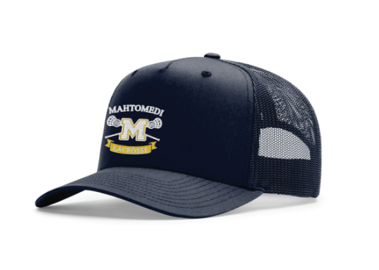 Mahtomedi Lacrosse Five Panel Champ Trucker - NAVY