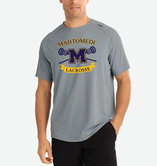 Mahtomedi Lacrosse UNRL Streamline Performance Tee - CADET GREY