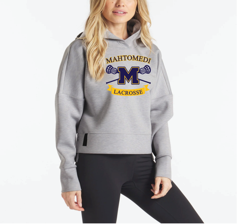 Mahtomedi Lacrosse UNRL Women's LuxBreak Oversized Hoodie - GRAY