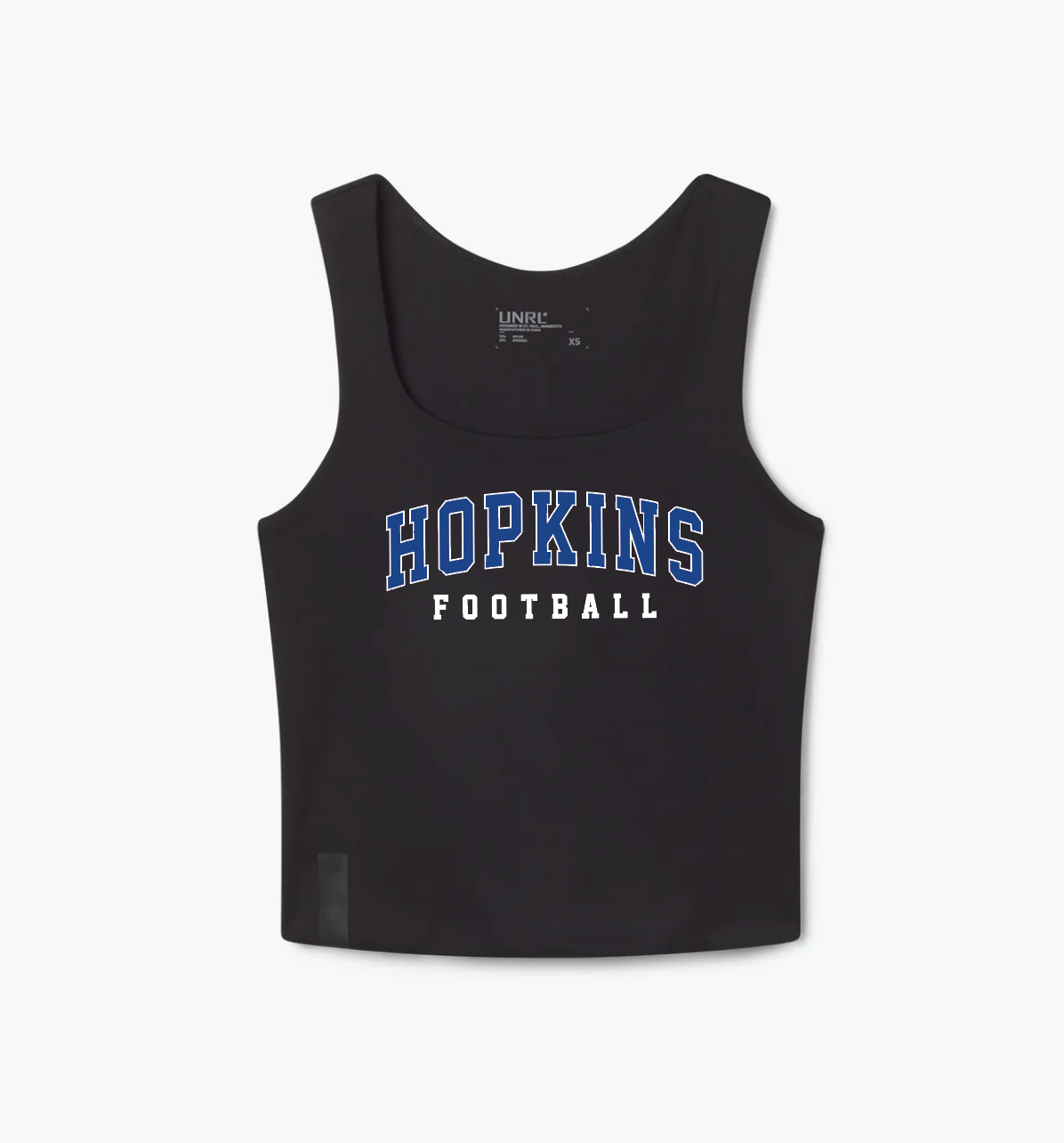 Hopkins Football UNRL Performa Fitted Ladies Tank - BLACK