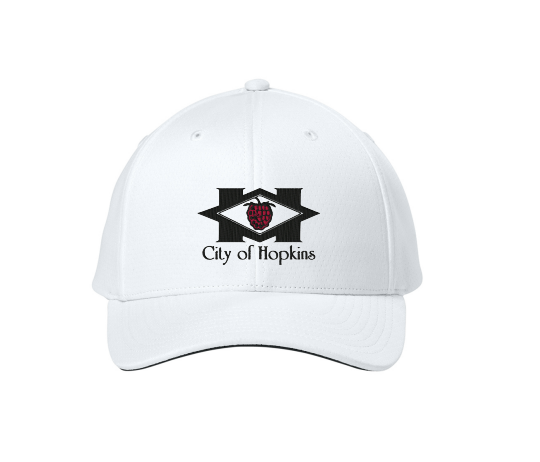 City of Hopkins Impact Mesh Stretch-Tek Adjustable Cap - WHITE