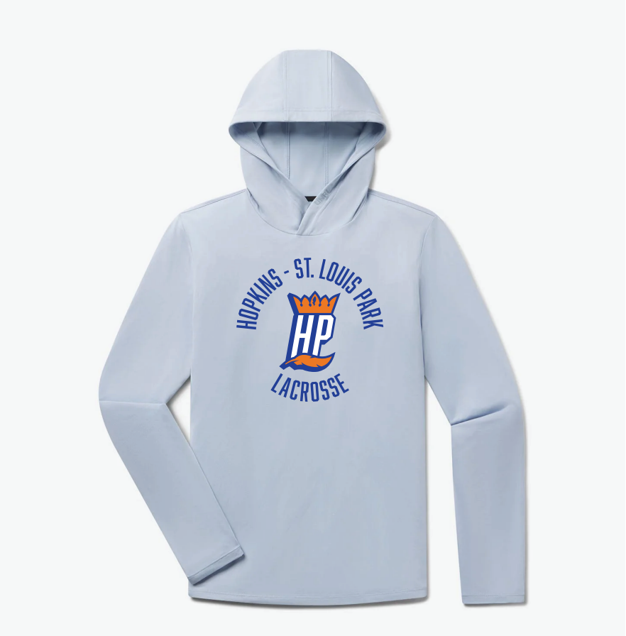 Hopkins Park Lacrosse UNRL™ Ultra Hooded Long Sleeve - SKY BLUE