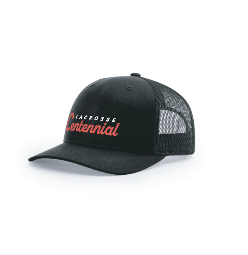 Centennial Lacrosse Trucker Cap - BLACK