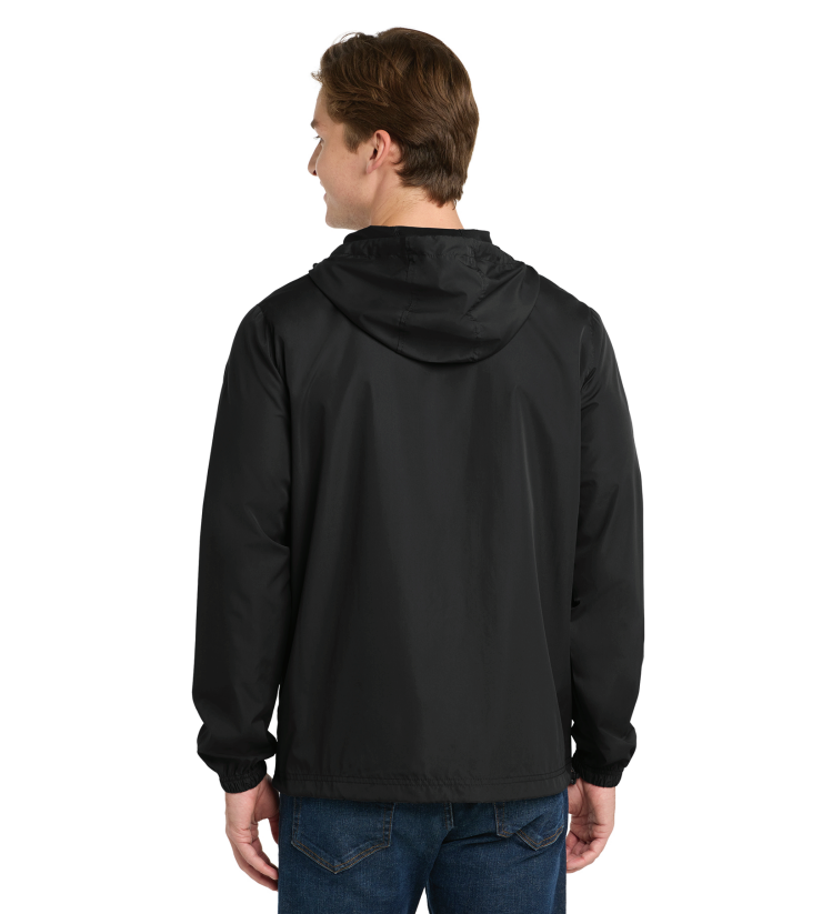 Centennial Lacrosse Sport-Tek ® Packable Anorak - BLACK
