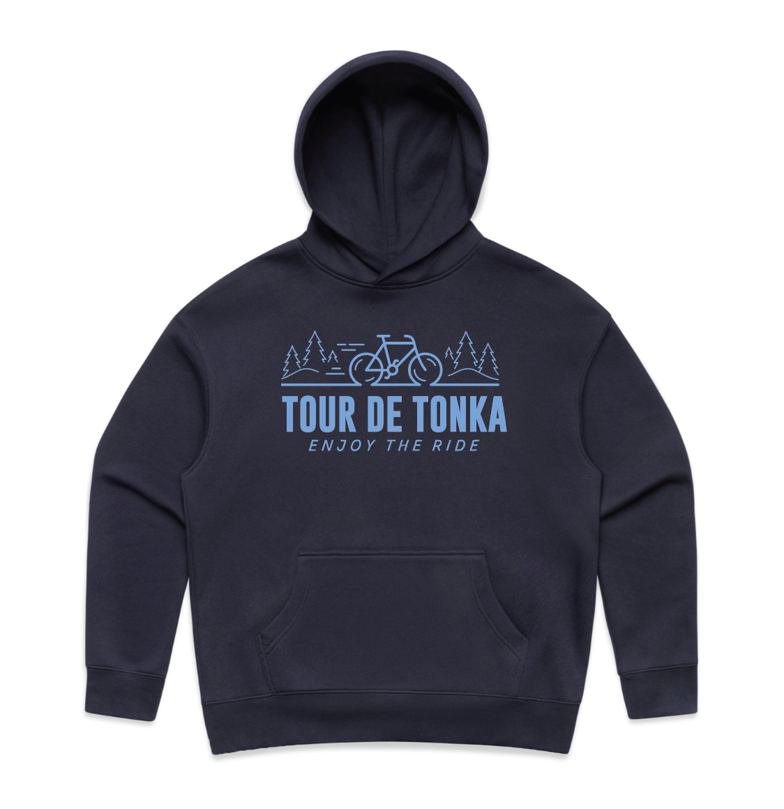 Tour De Tonka ASCOLOR Relax Hood - NAVY