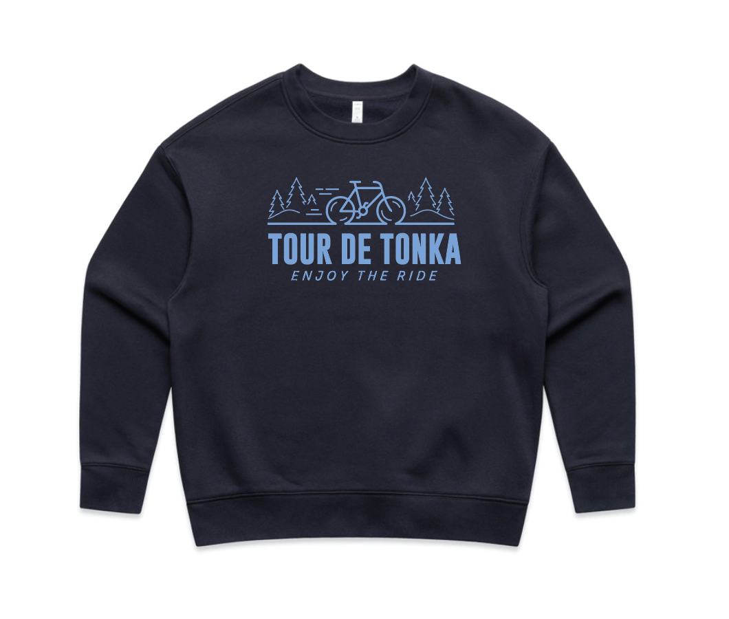 Tour De Tonka ASCOLOUR Relax Crew - NAVY