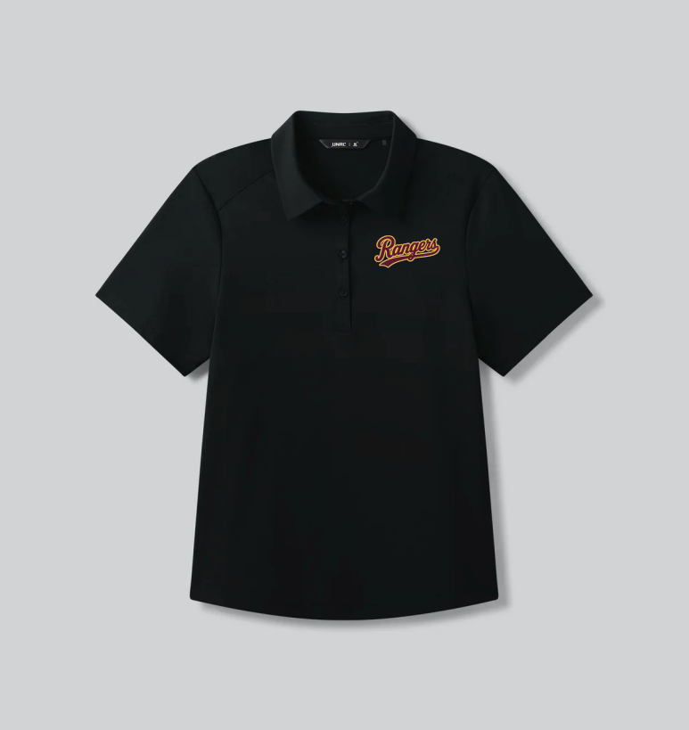 Forest Lake Hockey UNRL Women's Short Sleeve Pique Pro Polo - BLACK