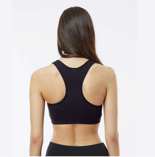 Forest Lake Hockey Boxercraft Team Sports Bra - BLACK