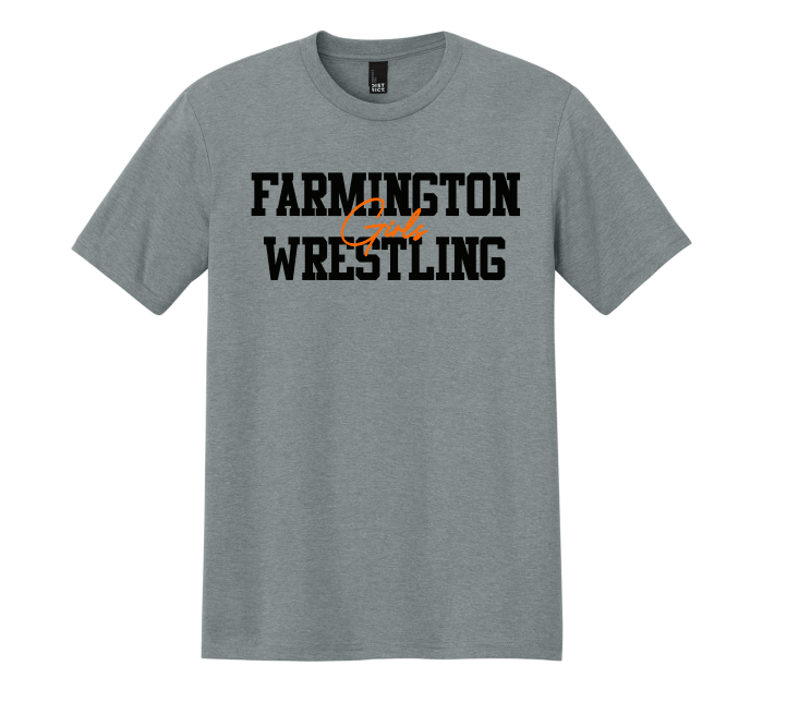 Farmington GIRLS Wrestling District® Perfect Tri® Tee - GREY