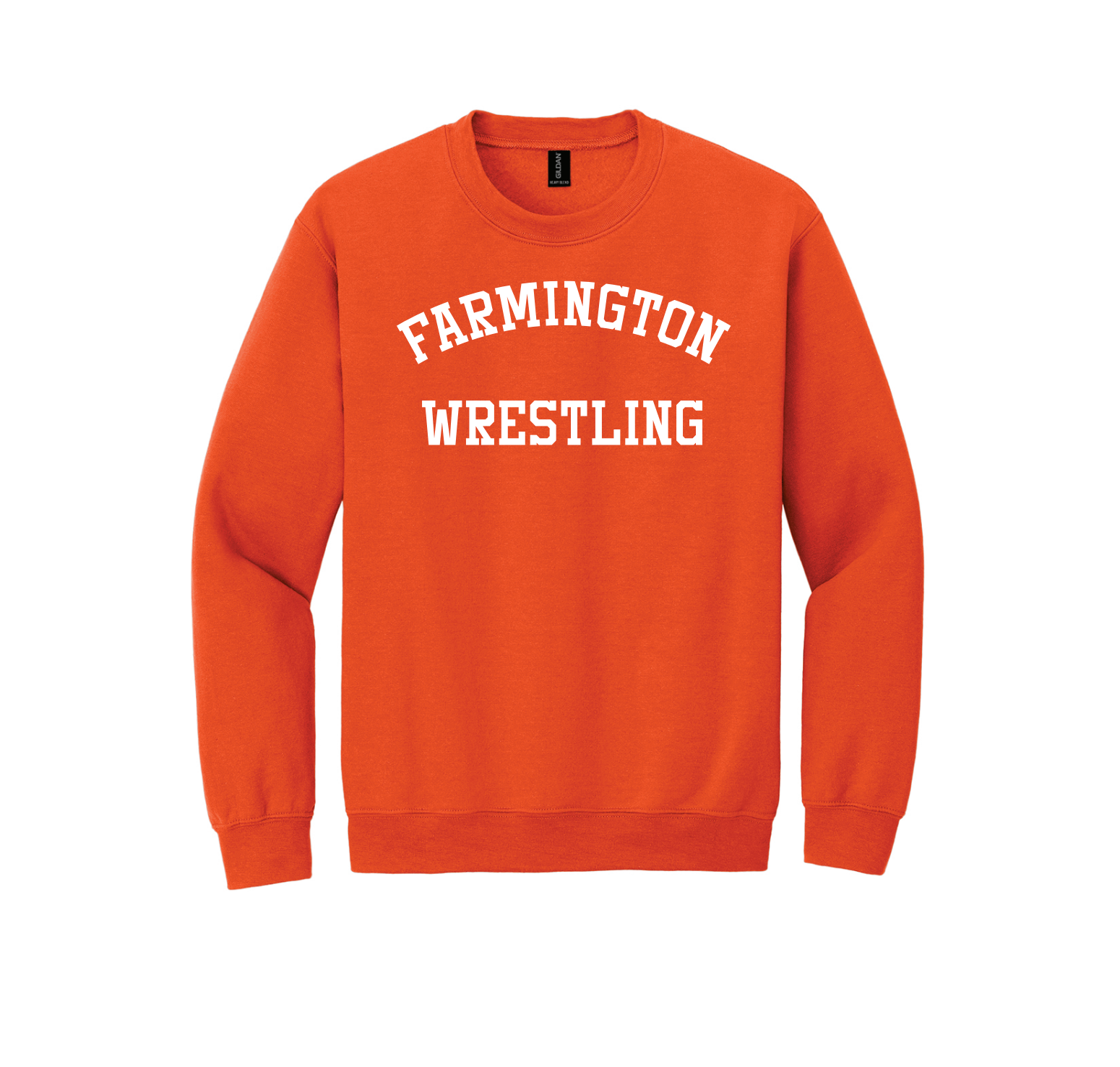 Farmington Wrestling Heavy Blend™ Crewneck Sweatshirt - ORANGE