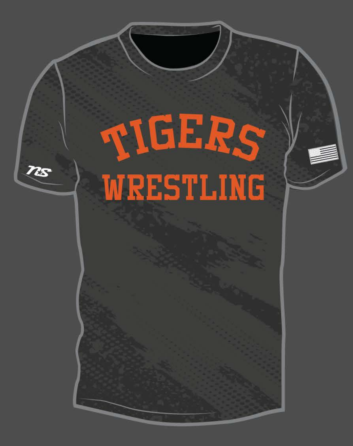 Farmington Wrestling SUBLIMATED SHOOTER SHIRT - BLACK