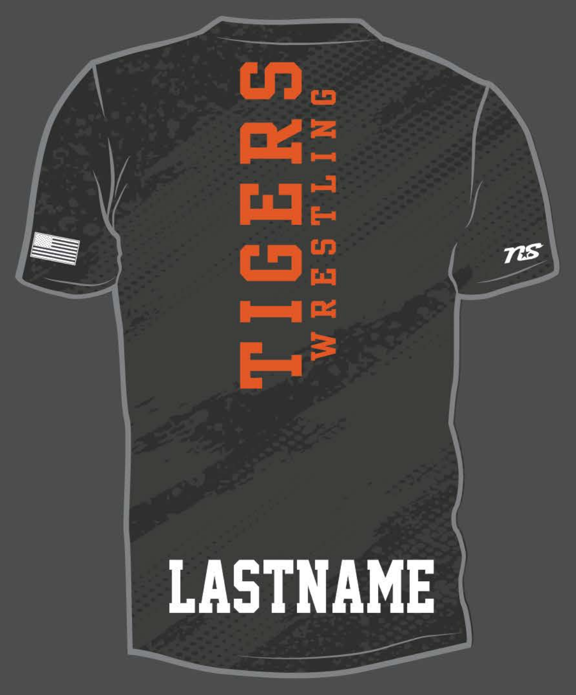 Farmington Wrestling SUBLIMATED SHOOTER SHIRT - BLACK