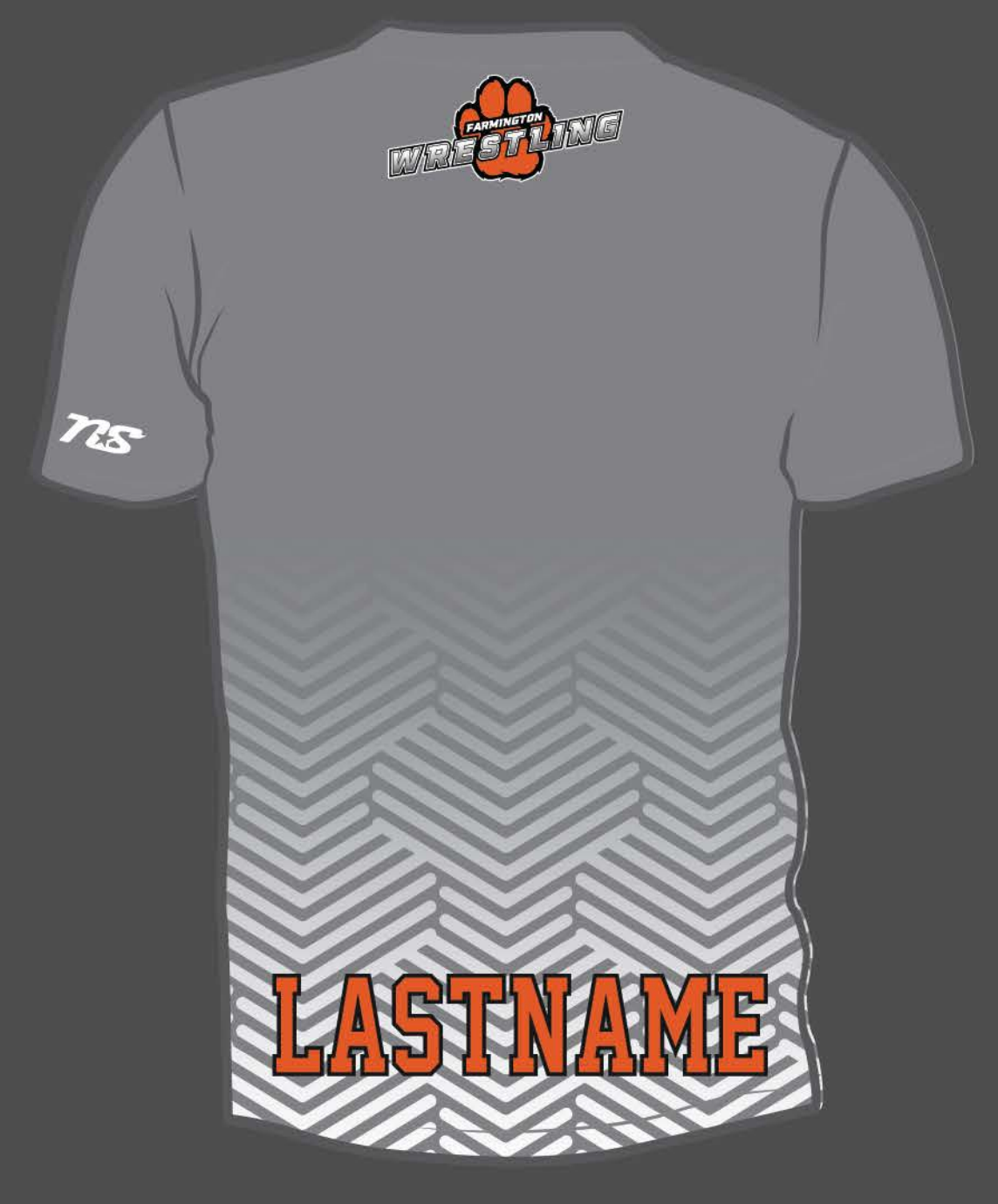 Farmington Wrestling SUBLIMATED SHOOTER SHIRT - GREY