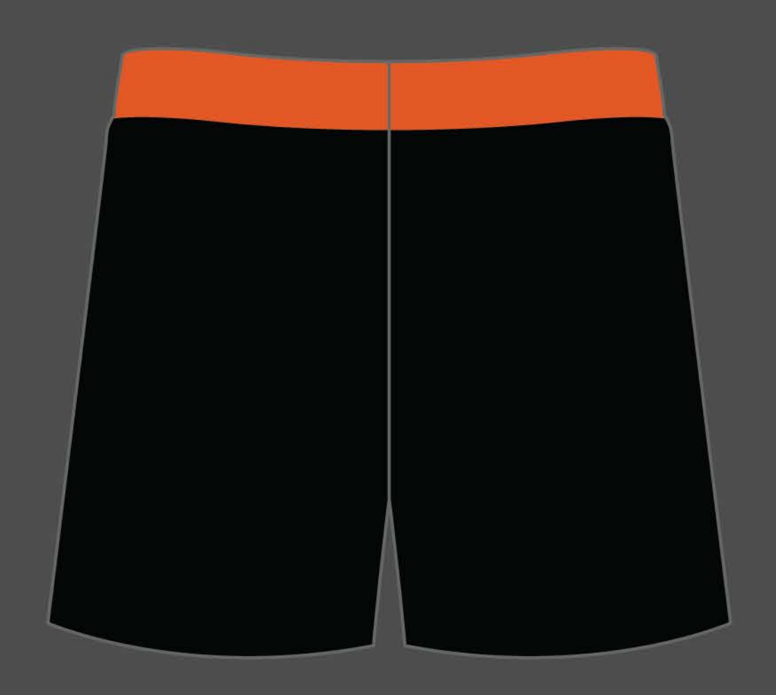 Farmington Wrestling Sublimated Fight Shorts - BLACK