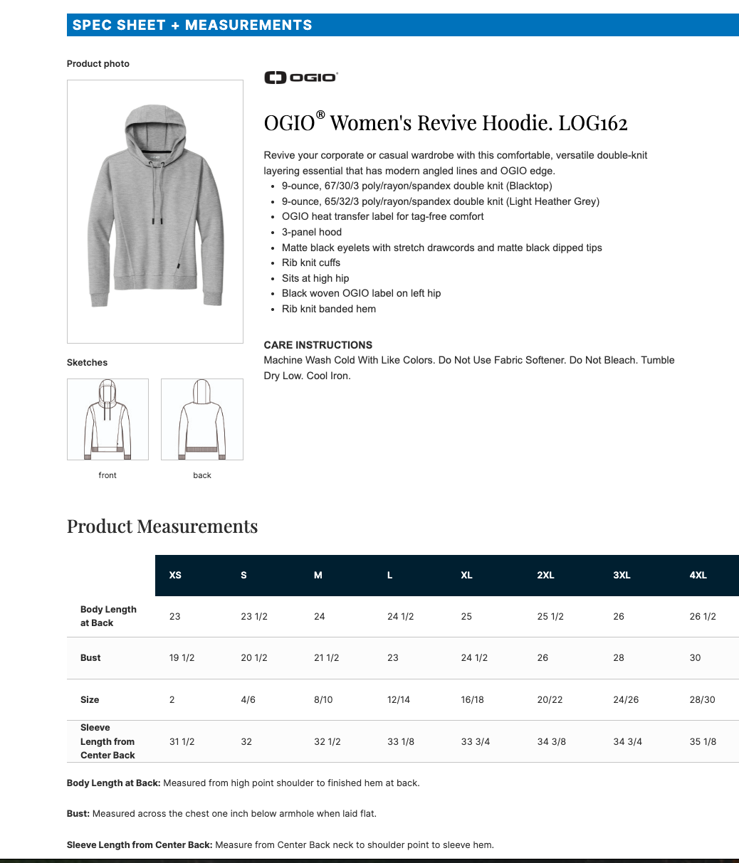 Westonka Football OGIO® Women's Revive Hoodie - GREY