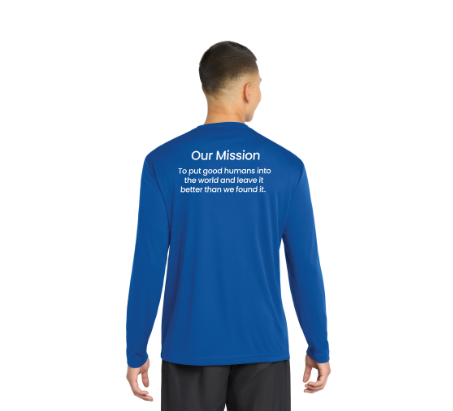 YBR Sport-Tek® Long Sleeve PosiCharge® Competitor™ Tee - ROYAL BLUE
